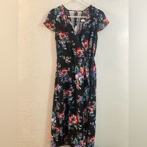 Women’s Juniors Xhilaration Floral Dress, Size M